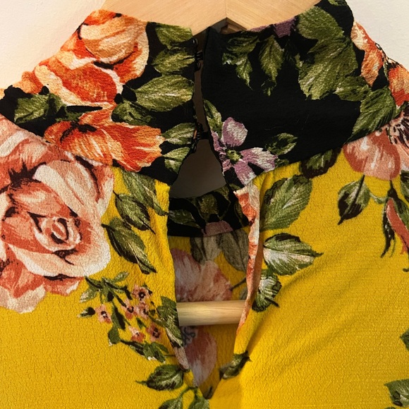 Zara Multicolour Floral Dress M 👗 - Picture 3 of 9